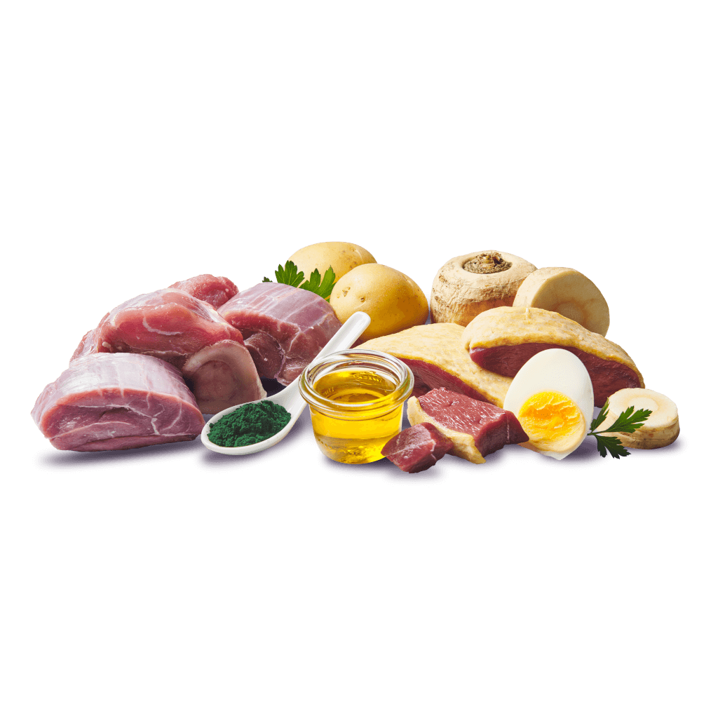 DOGGY Dog - Nassfutter Kalb & Ente 800 g - Zutaten