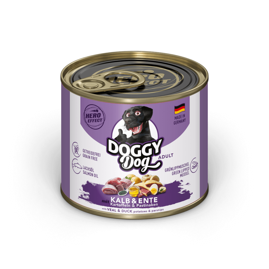 DOGGY Dog - Nassfutter Kalb & Ente 200 g - Hauptbild