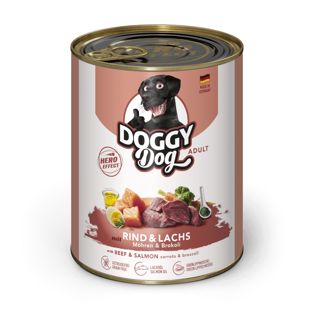 DOGGY Dog - Nassfutter Rind & Lachs 800 g - Hauptbild