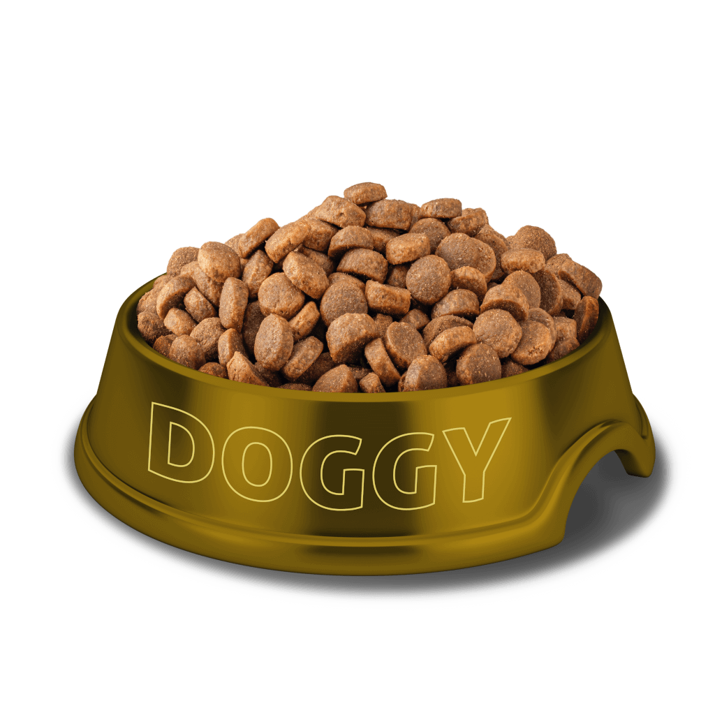 DOGGY Dog - Trockenfutter Geflügel Adult 1 kg - Produkt in Schale/Napf