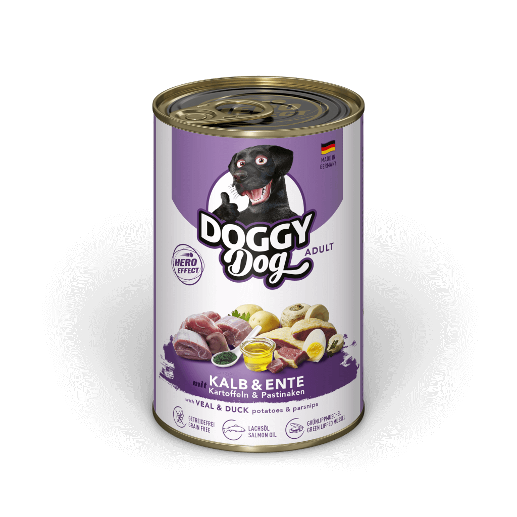 DOGGY Dog - Nassfutter Kalb & Ente 400 g DOGGY Dog - Nassfutter Kalb & Ente 400 g - Hauptbild