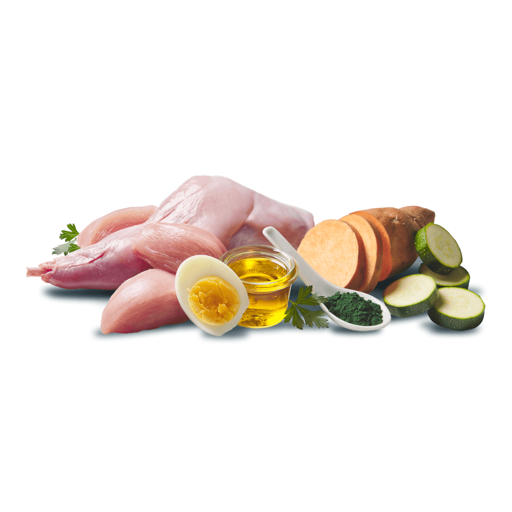 DOGGY Dog - Nassfutter Huhn & Kaninchen 800 g - Zutaten