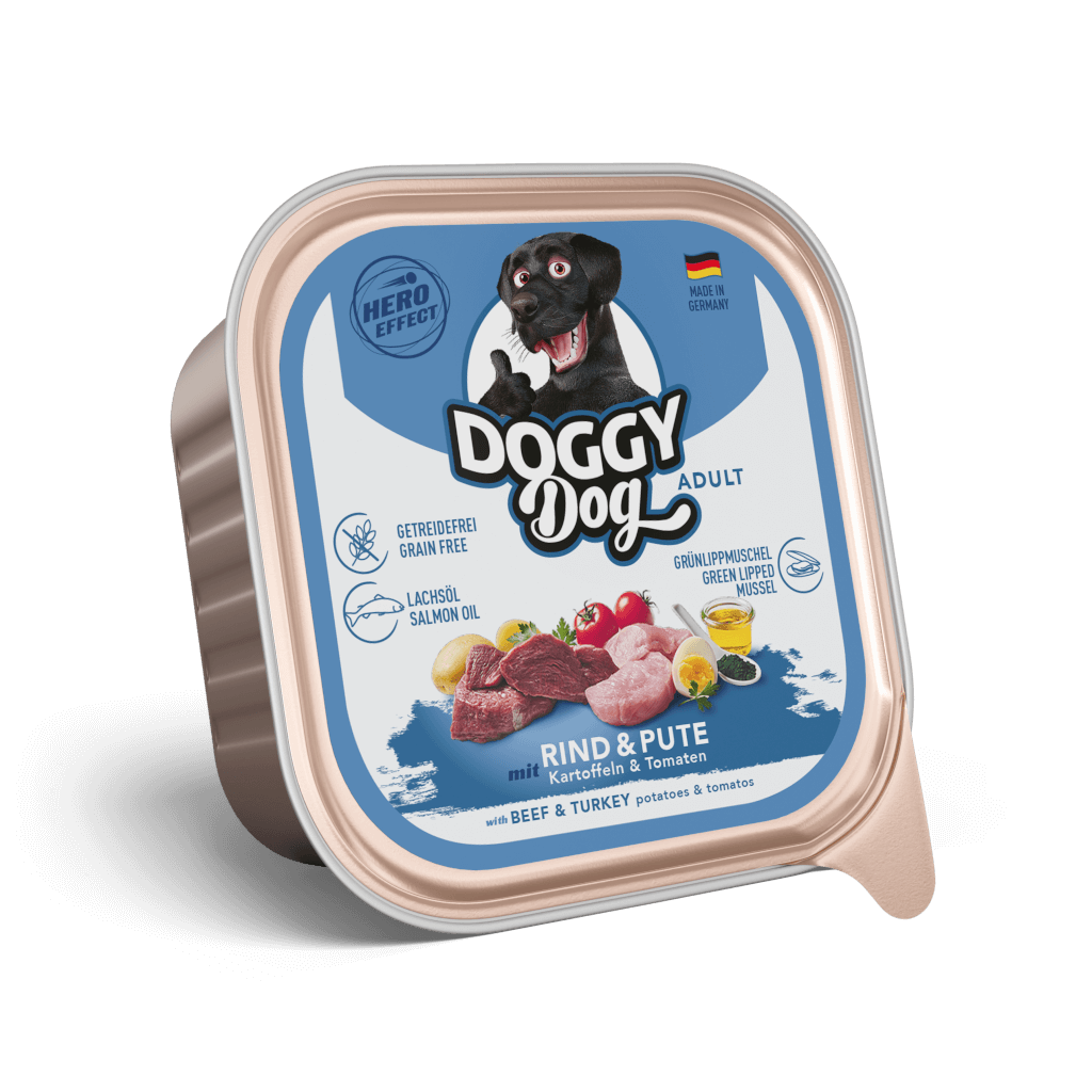 DOGGY Dog - Nassfutter Rind & Pute 150 g - Hauptbild