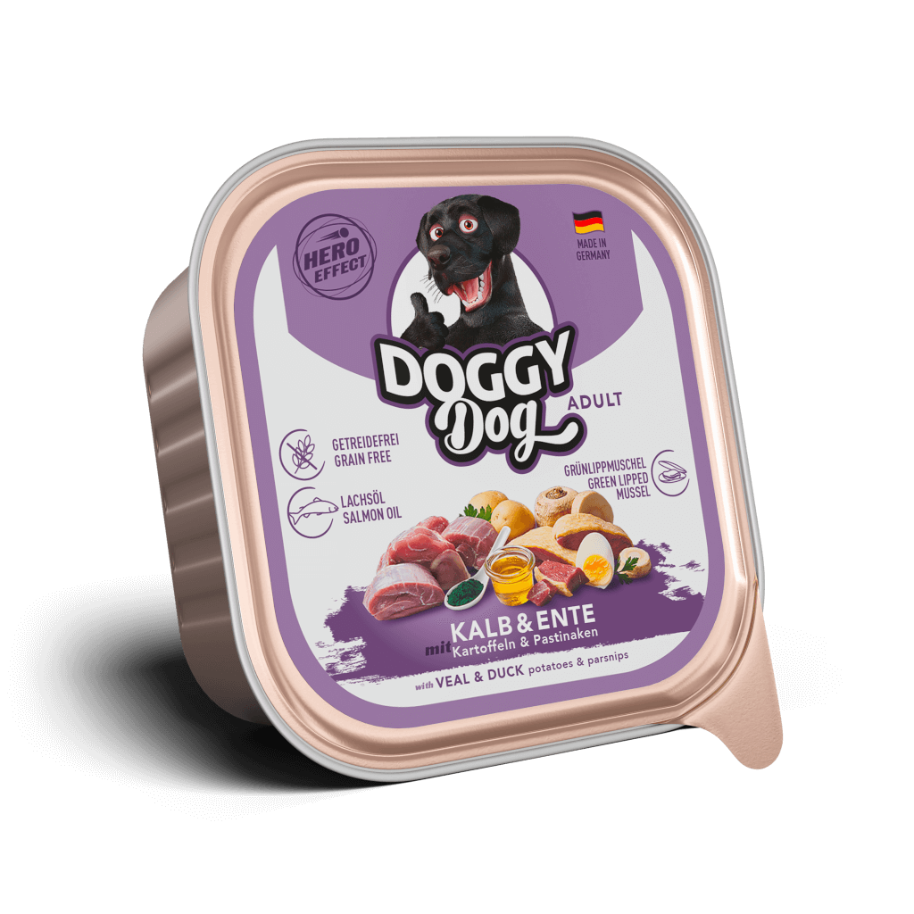 DOGGY Dog - Nassfutter Kalb & Ente 150 g - Hauptbild