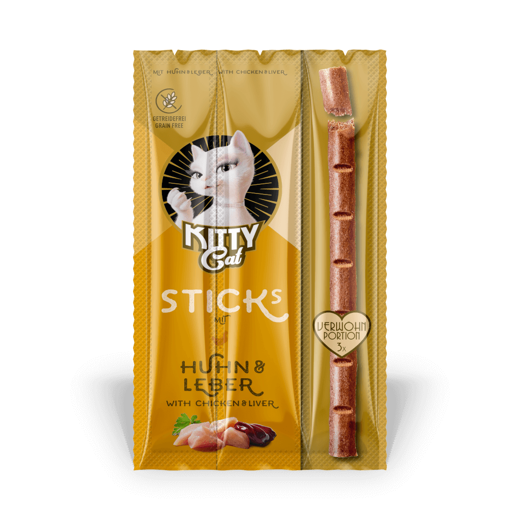 KITTY Cat Snack Sticks - Huhn & Leber 15 g - Hauptbild