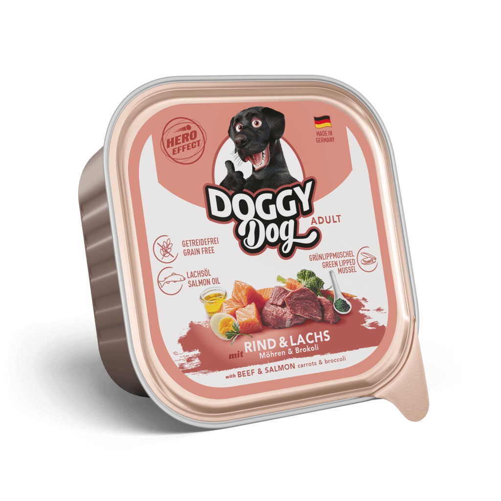 DOGGY Dog - Nassfutter Rind & Lachs 150 g - Hauptbild