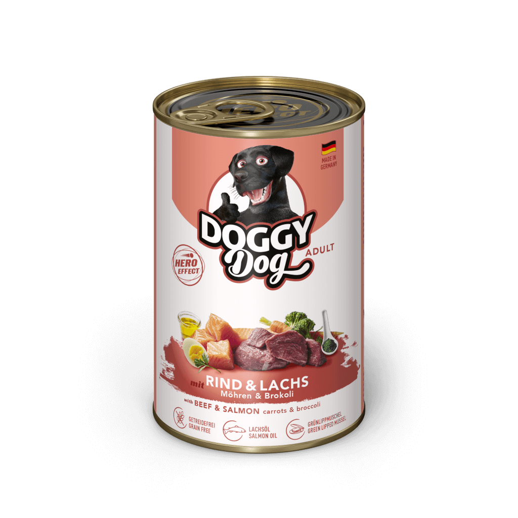 DOGGY Dog - Nassfutter Rind & Lachs 400 g - Hauptbild