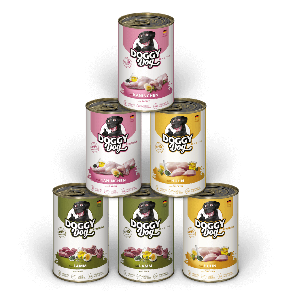 DOGGY Dog - Nassfutter Mix Sensitive - 6 x 400 g - Hauptbild