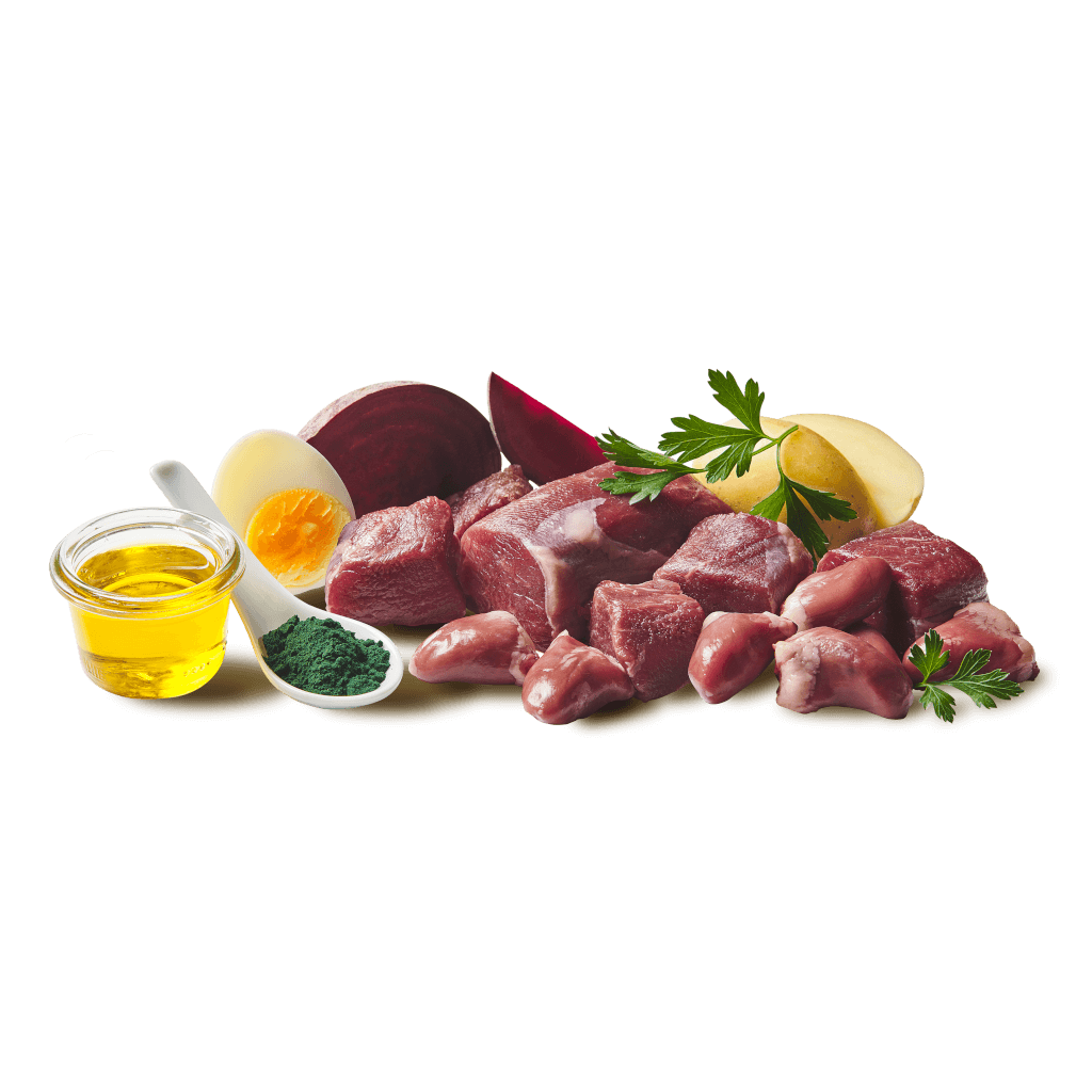 DOGGY Dog - Nassfutter Wildschwein & Geflügelherzen 800 g DOGGY Dog - Nassfutter Wildschwein & Geflügelherzen 800 g - Zutaten