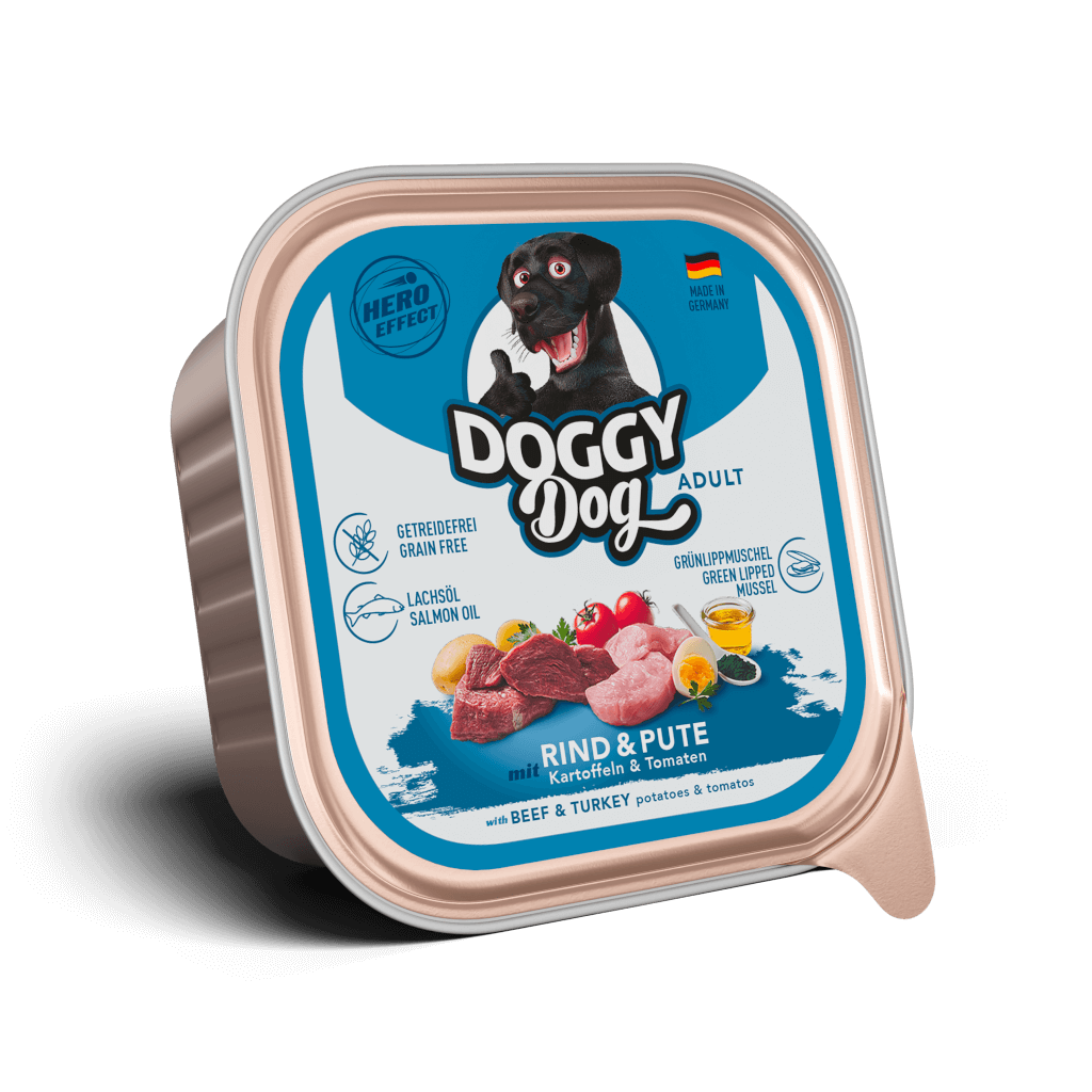 DOGGY Dog - Nassfutter Rind & Pute 150 g - Hauptbild