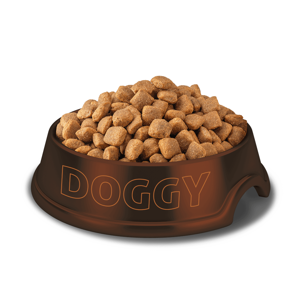 DOGGY Dog - Trockenfutter Rind Adult 1 kg - Produkt in Schale/Napf