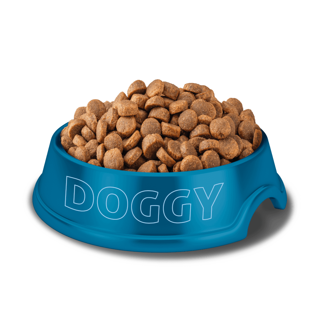 DOGGY Dog - Trockenfutter Fisch Senior 1 kg - Produkt in Schale/Napf
